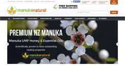Desktop Screenshot of manukanatural.com